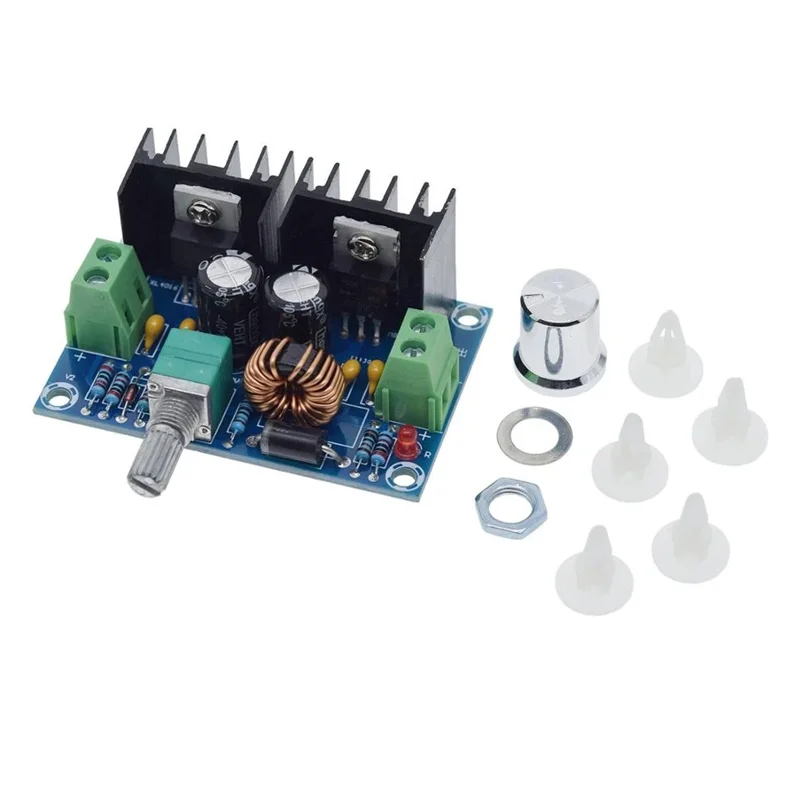 XH-M401 DC-DC Step Down Buck Converter Power Supply Module XL4016E1 PWM Adjustable 4-40V To 1.25-36V Voltage Regulator 8A 200W