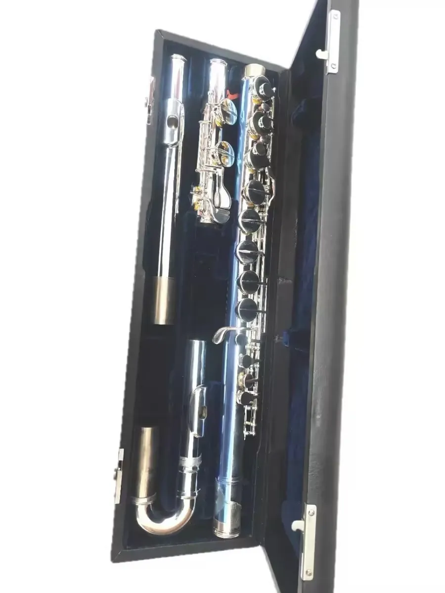 16 Holes C Flute Woodwind Instrument For Professional Musician Band Ensemble Practice