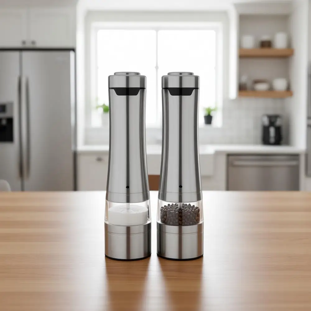 

Электрические мельницы для соли и перца — нержавеющая сталь и серебро