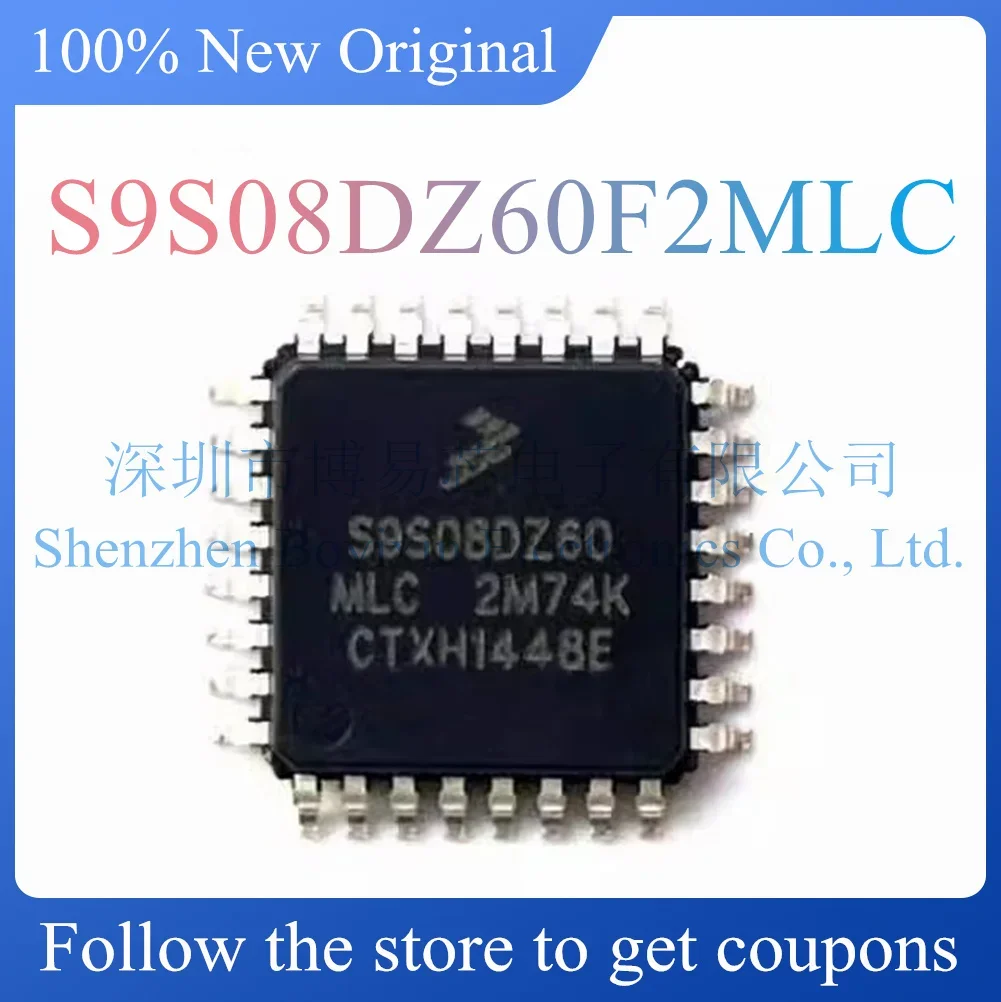 S9S08DZ60F2MLC Produto Original, LQFP-32, Novo