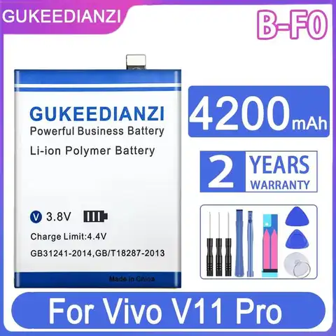 GUEllEDIANZI Batterie De Remplacement B-F0 BF0 4200mAh Pour Vivo V11 Pro V11Pro/ X21s 1804 1806 1814 PD1813F _ EX Mobile Phone 24.com