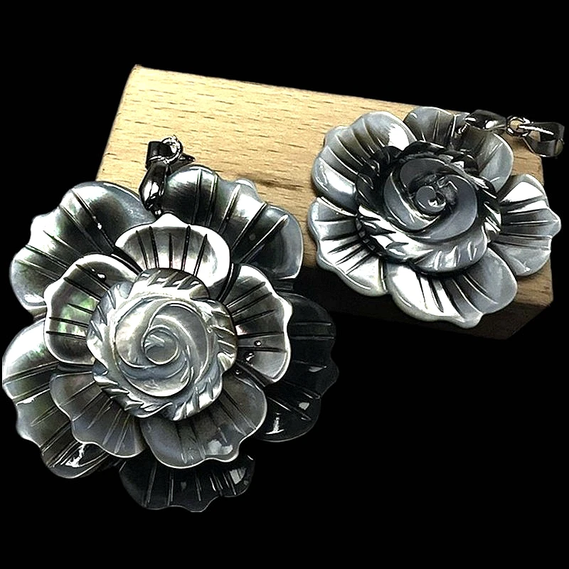 Natürliche Mutter der Perle Shell Splitzen Abalone Shell Handgefertigter Anhänger DIY Schmuck Herstellung Frauen exquisite Halskette Zubehör – Detail 11