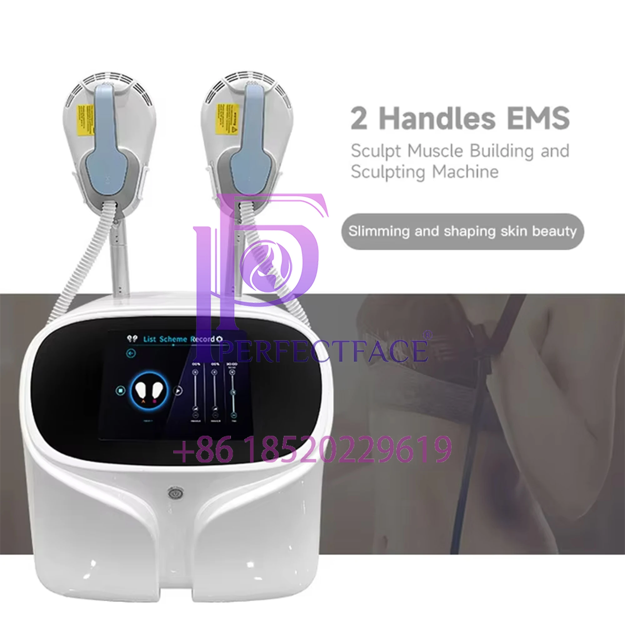 

Smart EMS S3 Sculpting Device - Customizable Programs, Safe for Home Use, 220V/110V Global Voltage