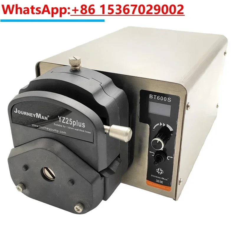 Industrial peristaltic pump with large flow rate stainless steel casing servo motor driven constant flow pump