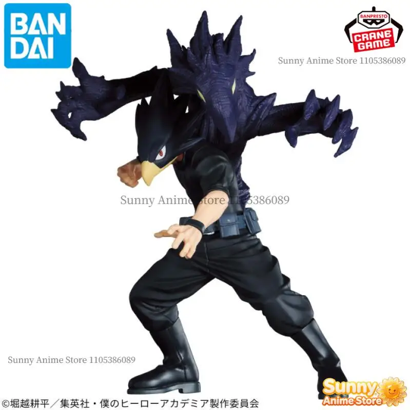 Bandai Original Banpresto My Hero Academia Tokoyami Fumikage Action Figures Anime Doll Model Statue Toys Juguetes Festival Gifts