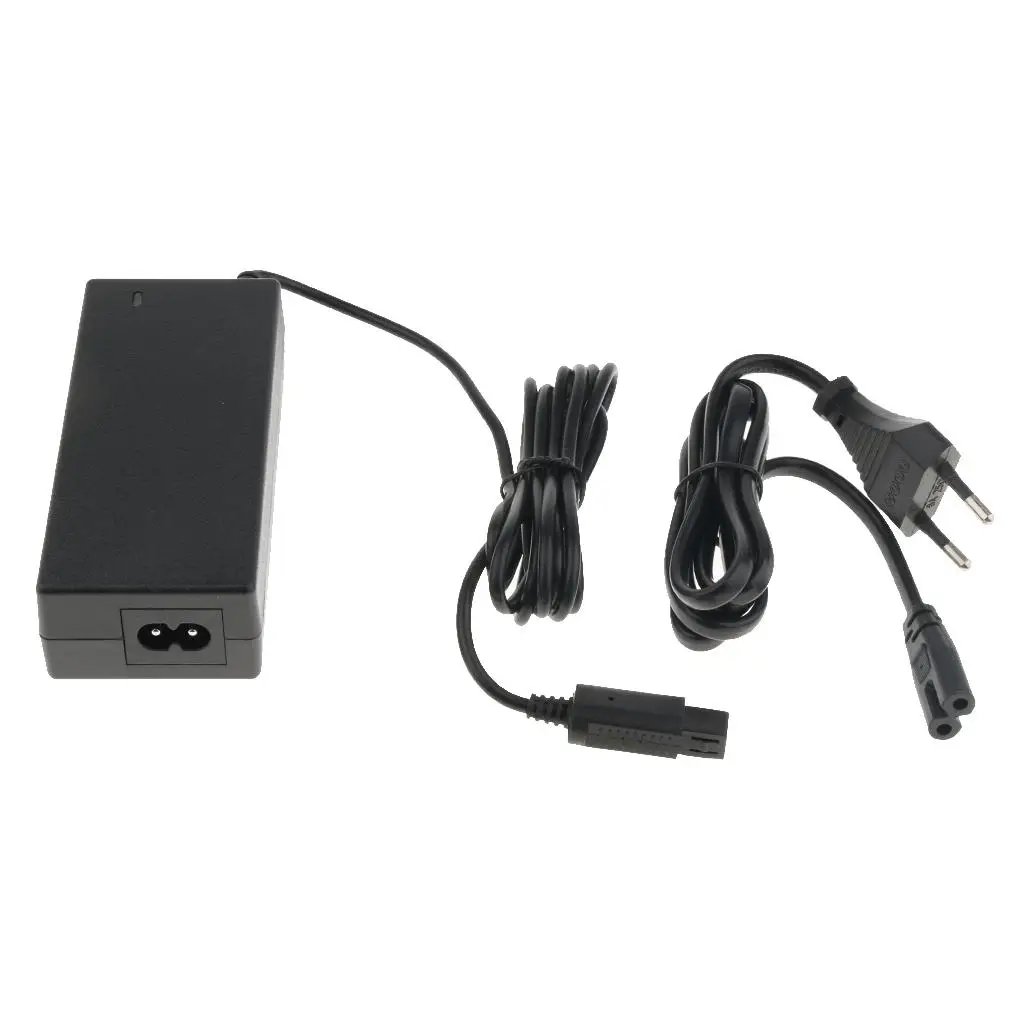 AC Power Adapter Supply Charger Unit EU Plug for Nintendo Gamecube Console Metal PVC Durable