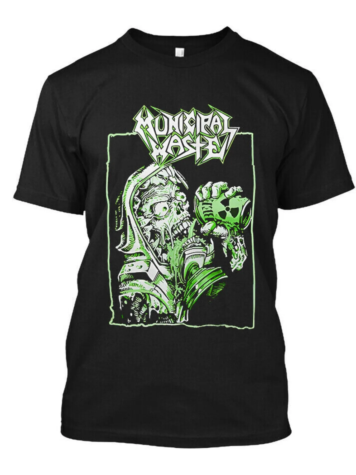 

LocalComfortable Metal Graphic Print T-Shirt, Municipal Wear Style