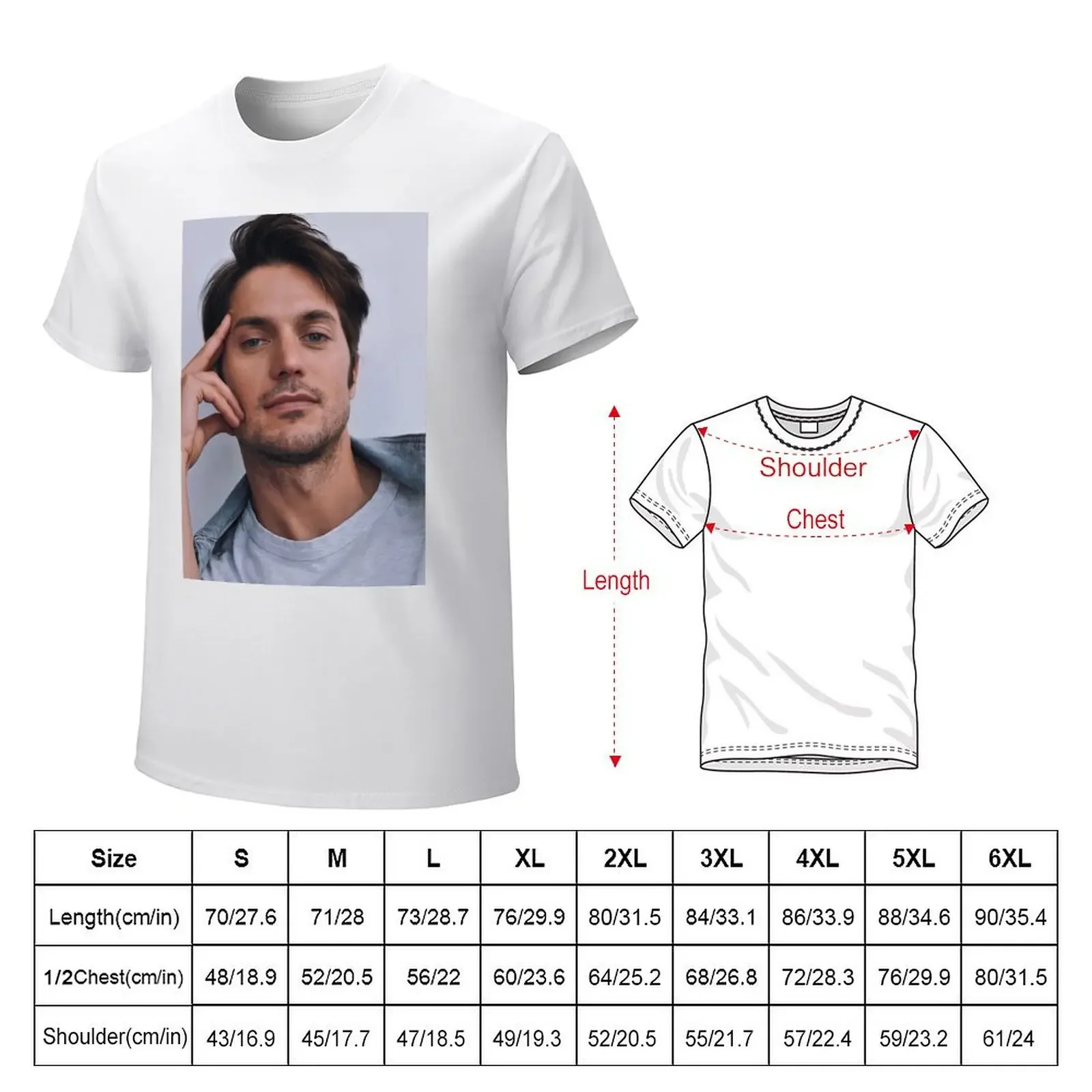 lucas bravo T-Shirt quick-drying oversized man clothes baggy shirts funny t shirts for men