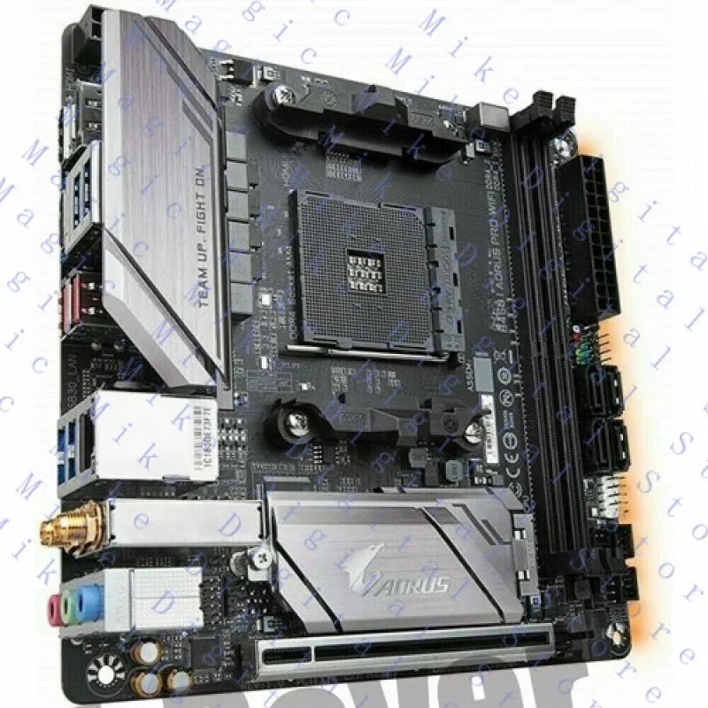 

UU for GIGABYTE B450 I AORUS PRO WIFI Motherboard AMDB450 SocketAM4 DDR4 Mini-ITX 1×M.2