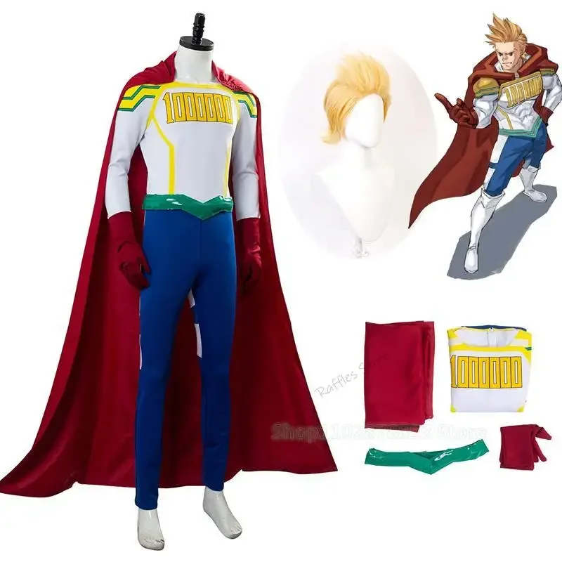 

Mirio Togata Lemillion Косплей Костюм Парик Boku no My Hero Academy Косплей Million Toogata Mirio Outfit Плащ Костюм на Хэллоуин