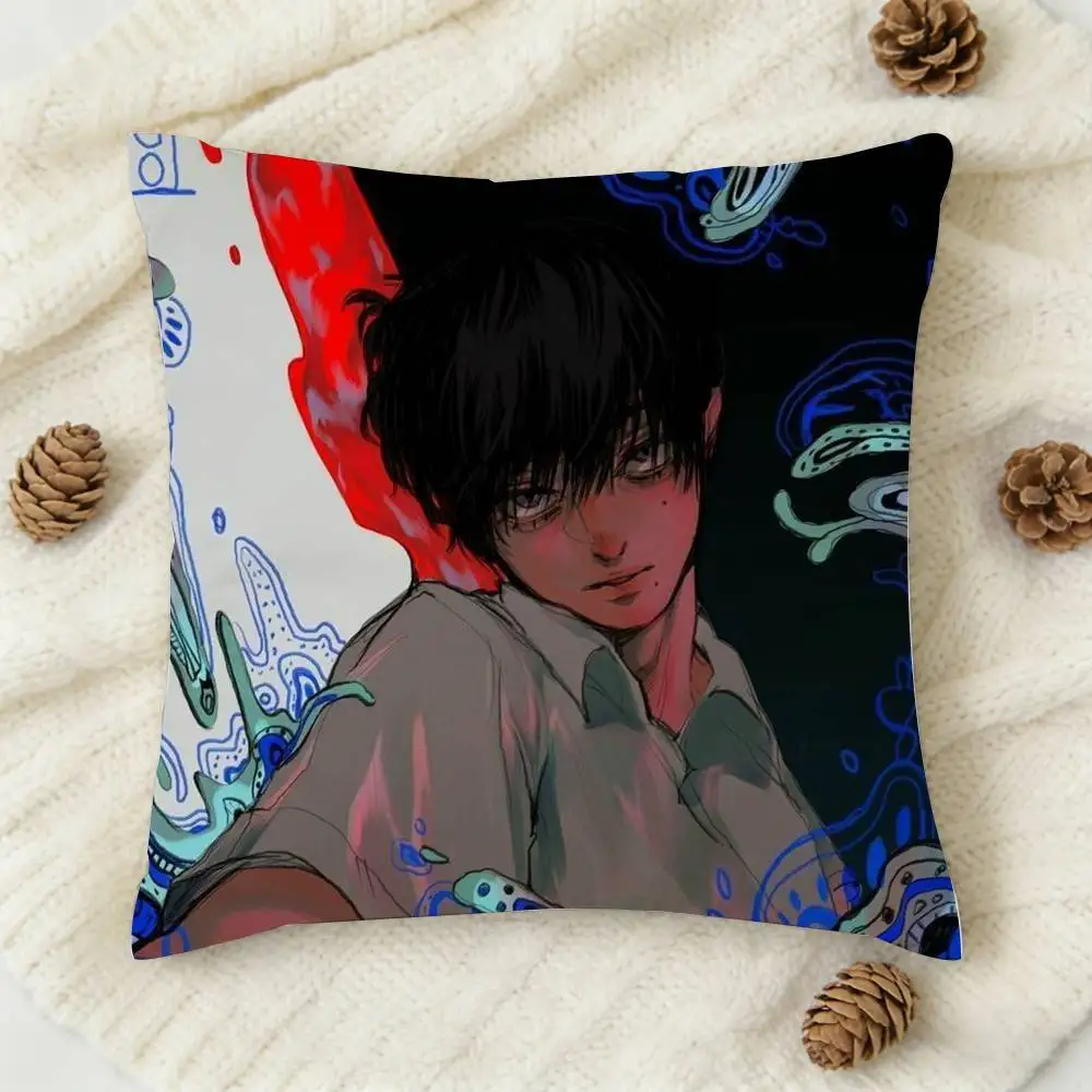 The S-Summer H-Hikaru Died Double-sided Printed Square Decorative Cushion Cover for Sofa Living Room Home Decor
