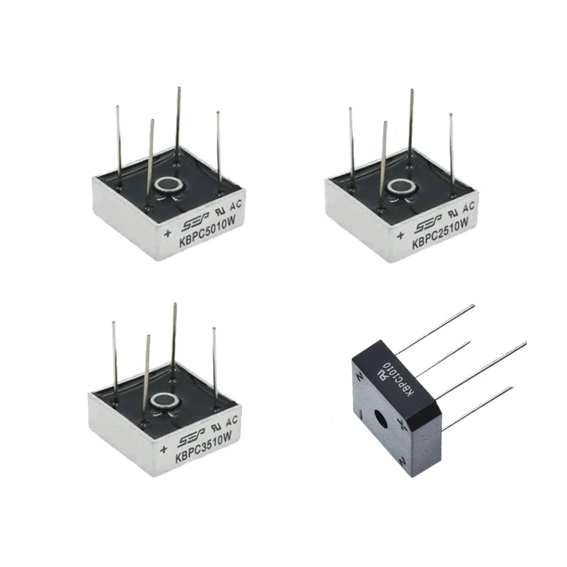 2pcs KBPC1010 KBPC610 KBPC3510W KBPC5010W KBPC1510 KBPC2510 KBPC3510 KBPC5010 Diode Bridge