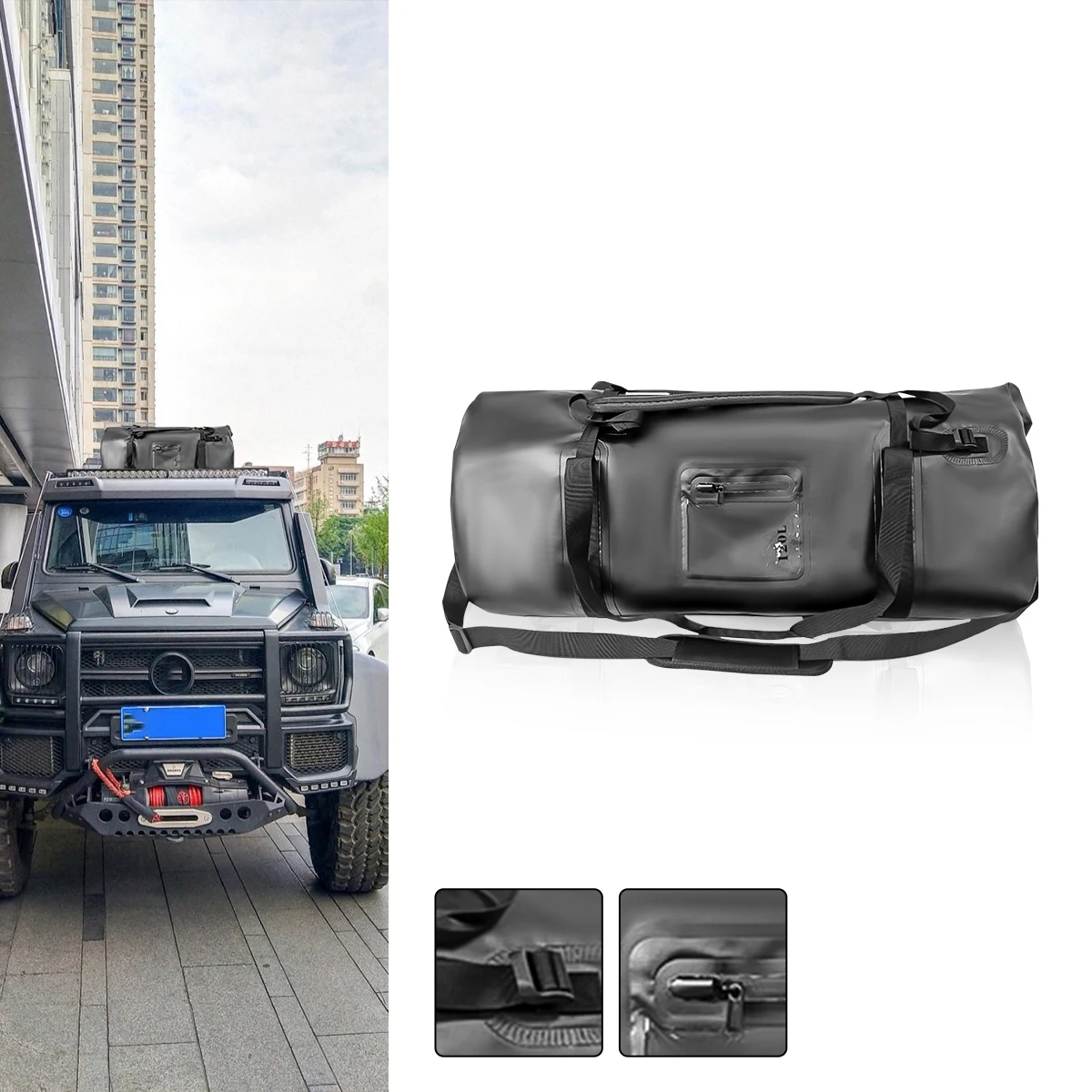 20L 100L 120L 130L Motorcycle Car Waterproof Tail Bags Back Seat Bags Cycling Camping Travel Bag Car Roof Luggage Storage Pack