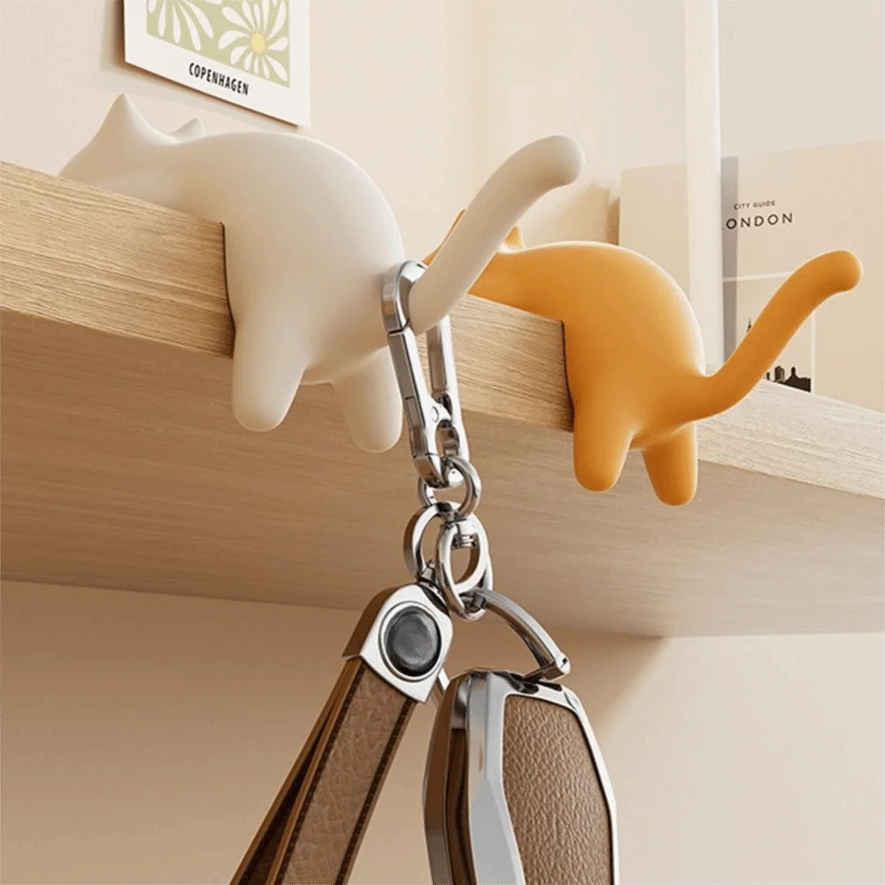 Gifts Portable Cat School Bag Hook Punch-free Seamless Bag Organizer Holder Multifunctional Decor Desk Side Hooks