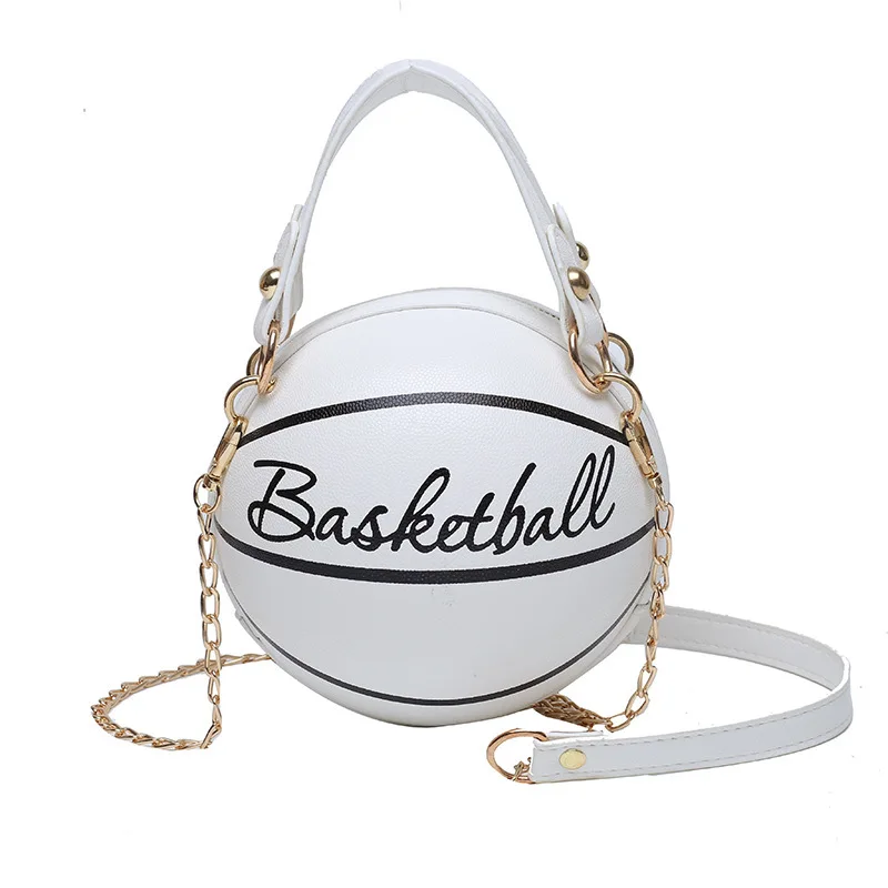 Lettera borsa a tracolla catena da basket rotonda nuova borsa stile moda per donna Messenger Crossbody di lusso Versatile di alta qualità