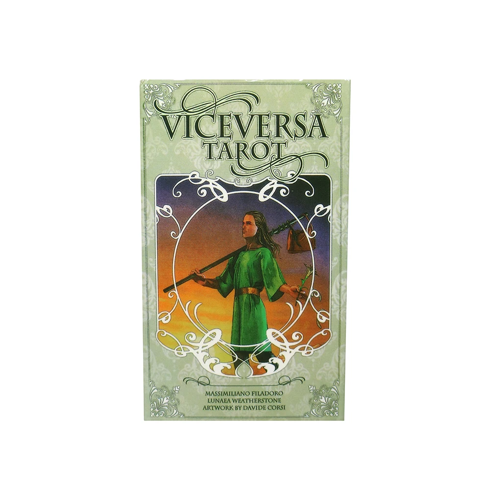 Vice Versa Divination  Tarot Cards for beginners Deck Full English Tarot Cards Board Games Cards Factory Made with PDF guidebook