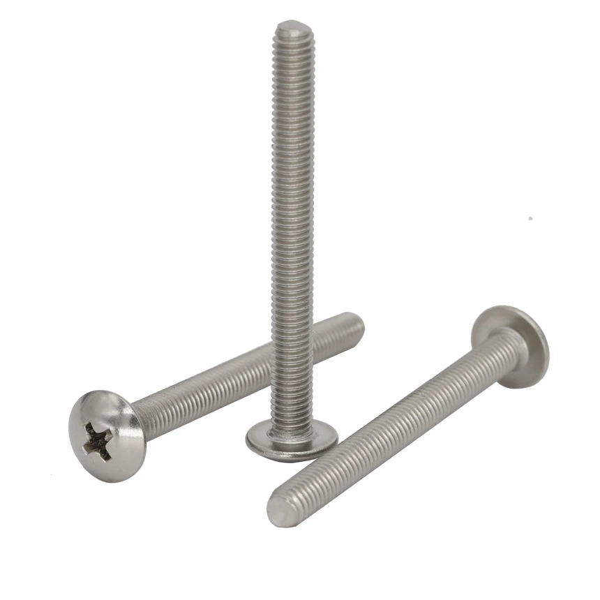 M4 M4*14 M4x14 M4*30 M4x30 M4*35 M4x35 304 316 Stainless Steel Phillips Cross Recessed Round Truss Mushroom Head Machine Screw