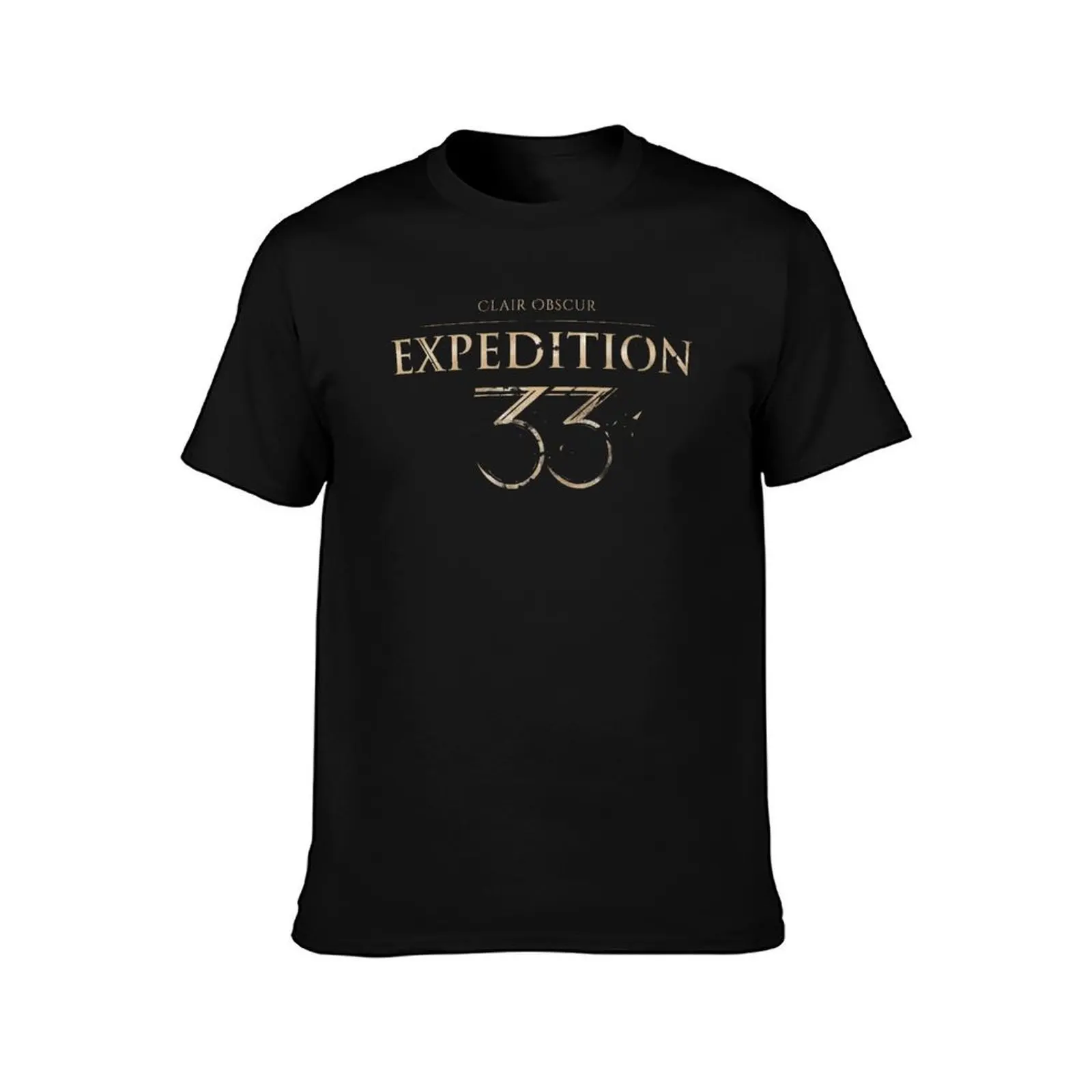 Clair Obscur - Expedition 33 T-Shirt, Summer Casual Cotton Tee, Oversized Streetwear Tops, Vintage Graphic Print, 100% Cotton