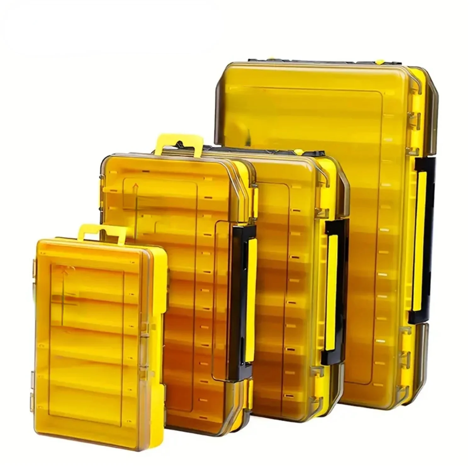 

Versatile 10-Cell Double-Sided Fishing Tackle Box - Durable, Easy Access Bait & Tool Organizer All Your Fishing Adventures