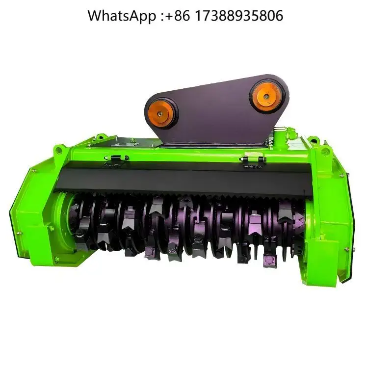 High Efficiency Skid Steer Attachment Sickle Bar Mower for Cutting Tree Branches Brush for Forestry Machinery 1 Year Warranty