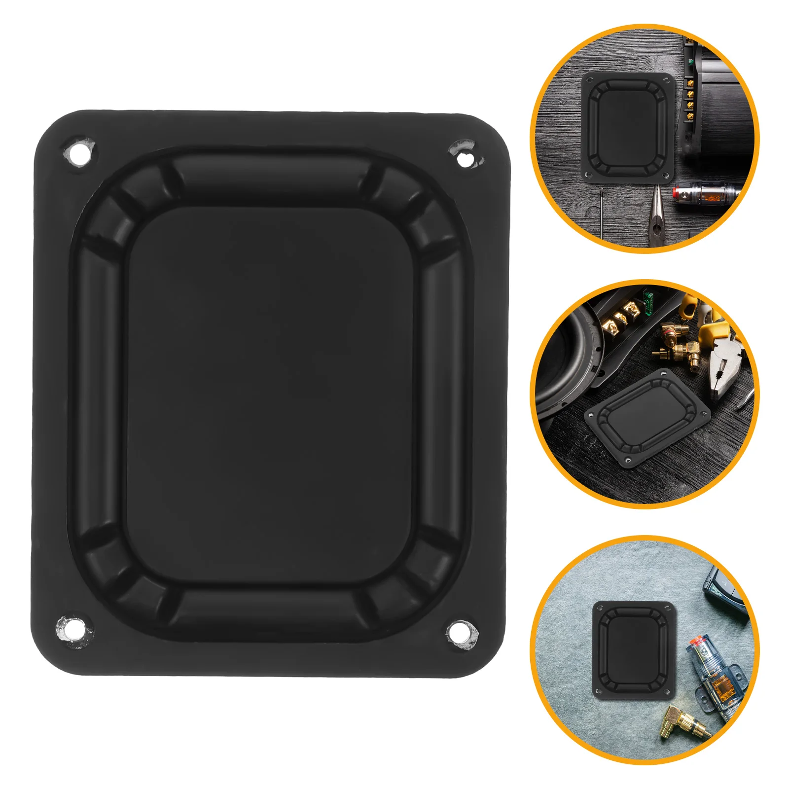 

Car Speaker Diaphragm Passive Radiator Bass Loudspeaker Iron Vibration Membrane Subwoofer Replacement Vibration Plate Speaker
