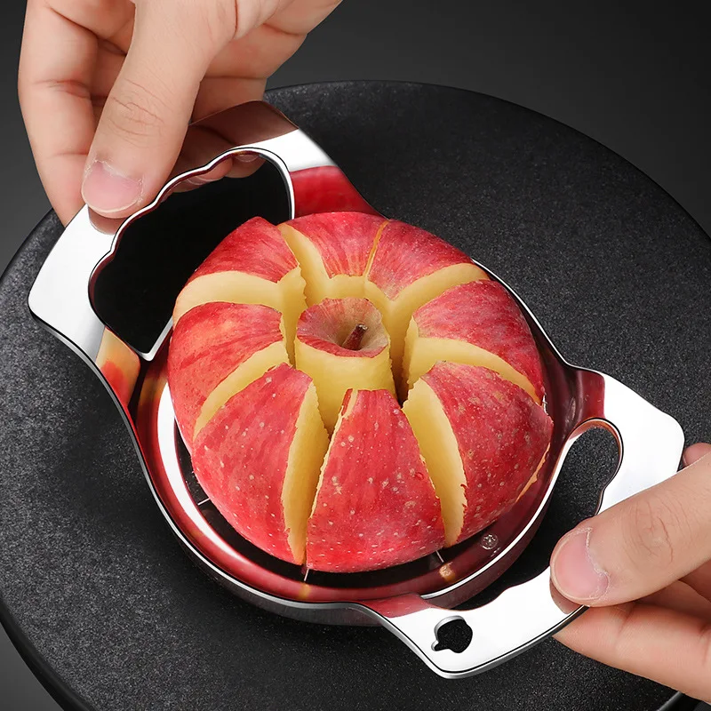 8 Blade Apple Cutter Stainless Steel Apple Corer Slicer Fruit Cutter Divider Slicer for Cutting Fruit Knife Home Kitchen Gadgets