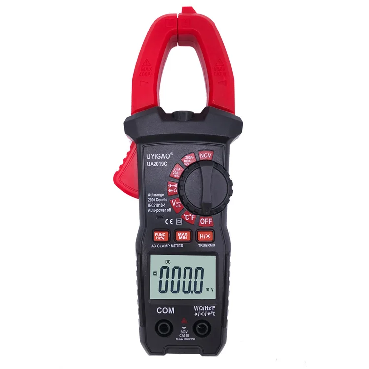 UA2019C pinza amperometrica amperimetro digital clamp meter without DC current tester