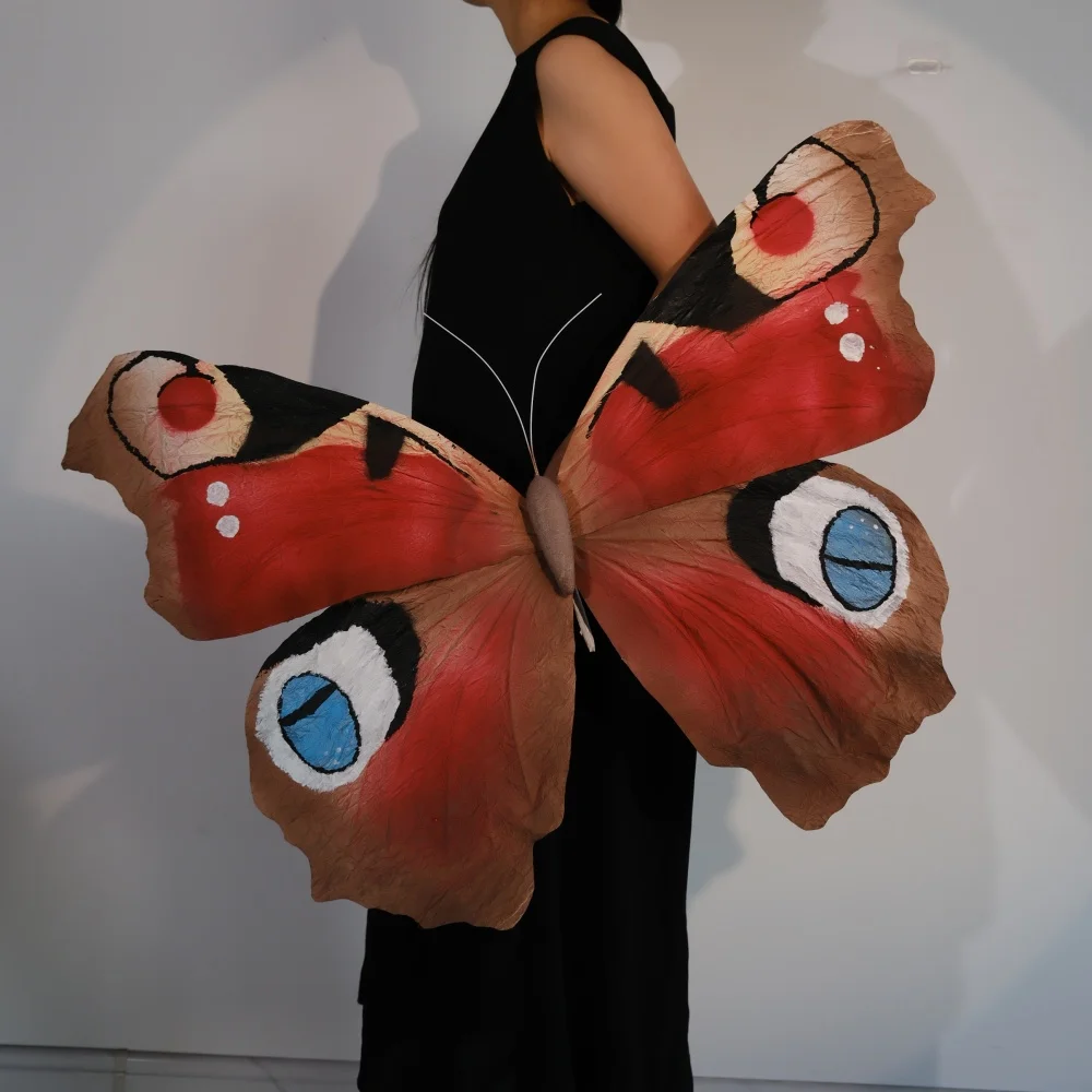 

Decorations Hanging 3D Peacock Butterfly Paper Craft Wedding Photo Props Aglais io Wall Decor for Party Backdrop