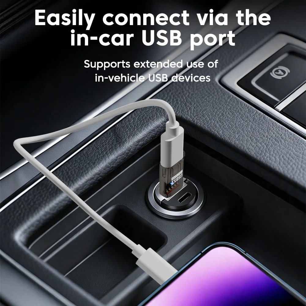 60W Fast Charging USB3.2 Adapter USB Male To USB Female Converter 10Gbps USB 3.2 High Speed Data Transfer Connector For Laptop