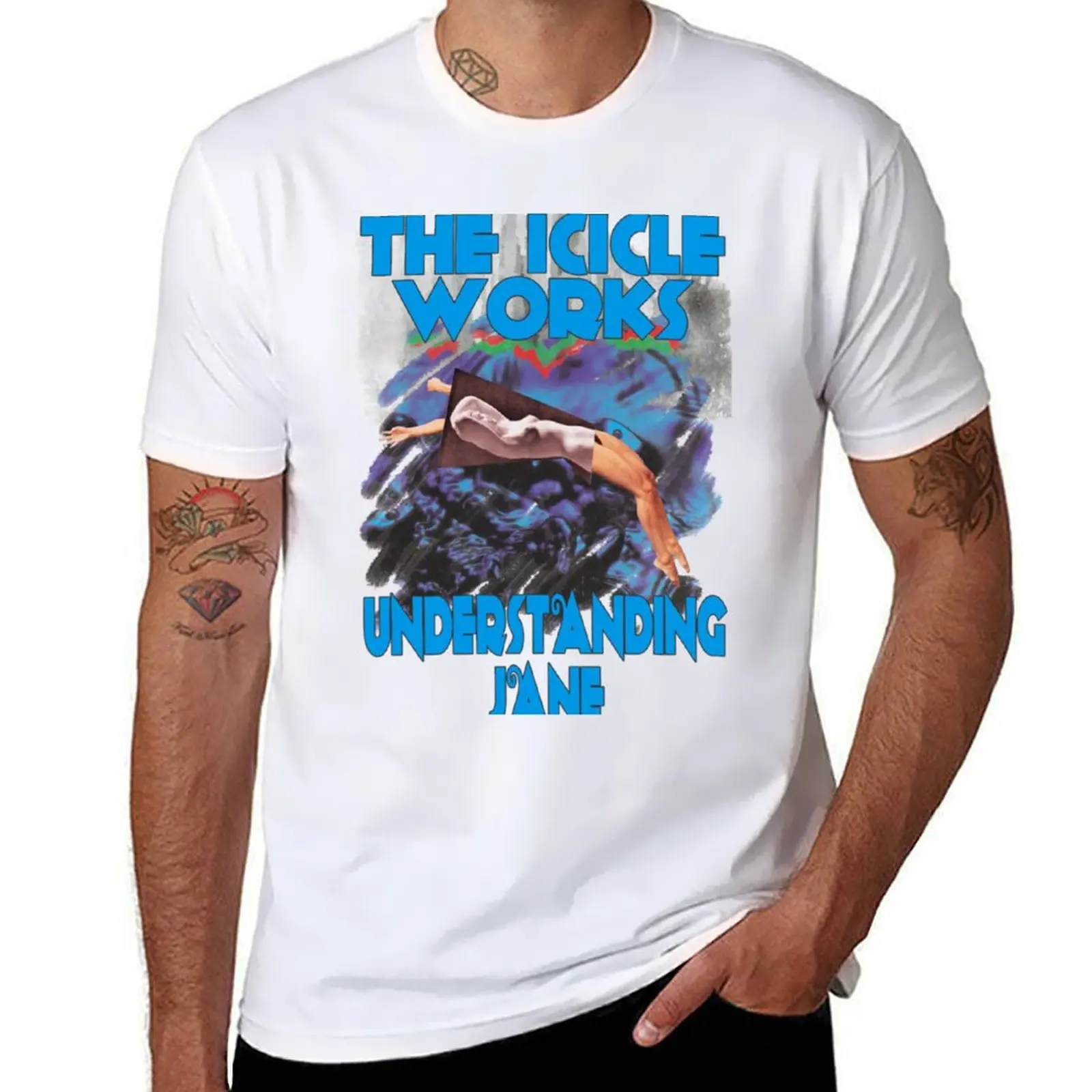 icicle works understanding jane T-Shirt t shirt man casual man t shirts high quality luxury brand T-Shirt