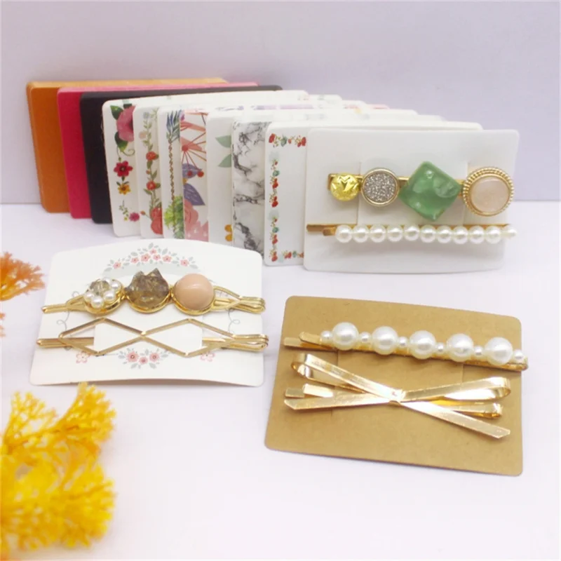 �y�Z�[�����z�N���V�b�N�w�A�N���b�v�p�b�P�[�W�J�[�h,�}���`�J���[����у}���`�p�^�[��,5x7cm, 50��