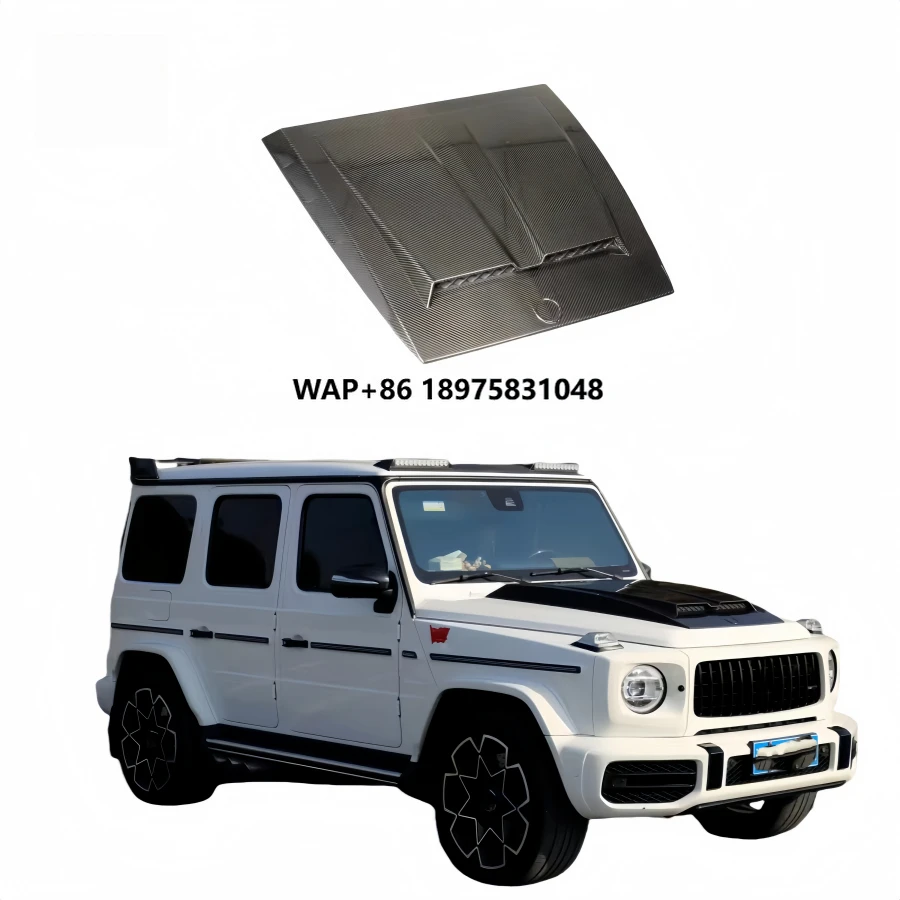 

For G63 G500 G55 High Quality Material Hood G Class W464B Automobile Hood Carbon Fiber Hood
