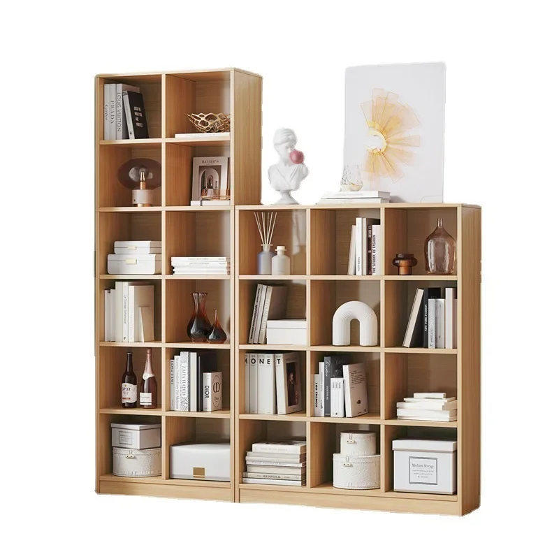 Bookshelf Floor-to-ceiling shelf Living room storage display shelf Bookcase Home free combination Simple modern bookcase