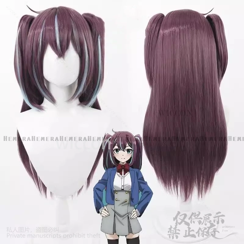 

Anime I Admire Magical Girls Gushing Over Akoya Matama Cosplay Costume Loco Mujica Wig Uniform Woman Sexy Suit Bikini JK Dress