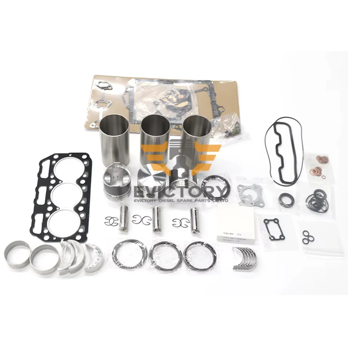 L140 LS140 LS150 LX465 LX485 Overhaul Rebuild Kit For Loader PISTON LINER GASKET BEARING