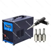 Handheld Ultrasonic Spot Welding Machine Portable Plastic Spot Welder Fabric Plastic Welding Machine 220V 1000W 28KHz 0-15mm