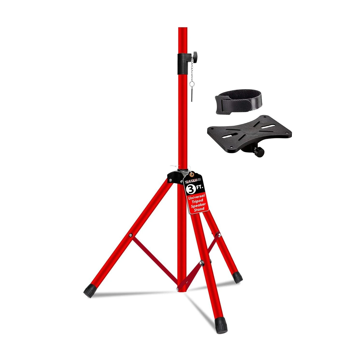

Speaker Stand Adjustable 31 to 36" PA DJ Tripod Stands Heavy Duty w 35mm Insert 132 Lbs
