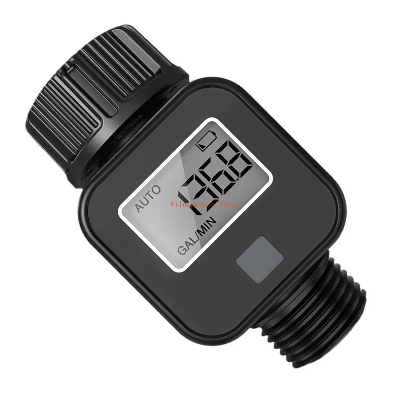 

F62A Digital Water Meter 3/4" Thread Tap Connector Water Consumption Measurement