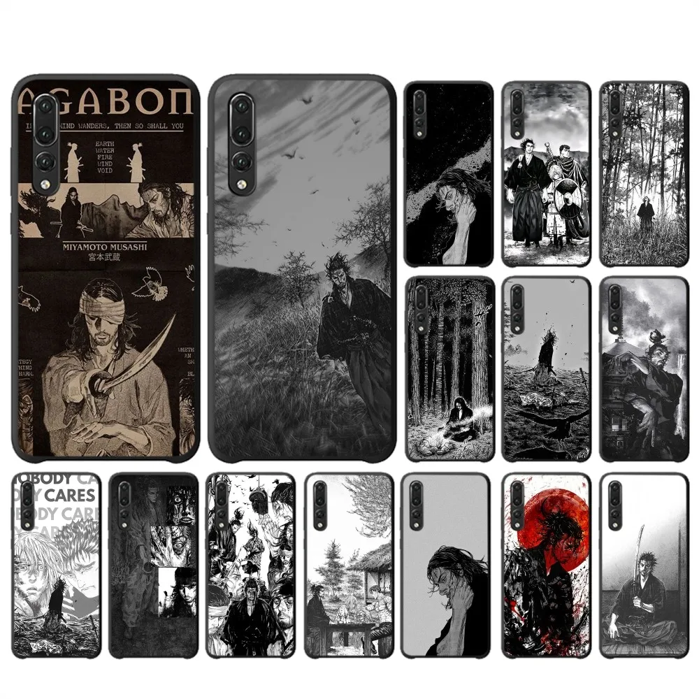 

Vagabond Miyamoto Phone Case For Huawei P 8 9 10 20 30 40 50 Pro Lite Psmart Honor 10 lite 70 Mate 20lite