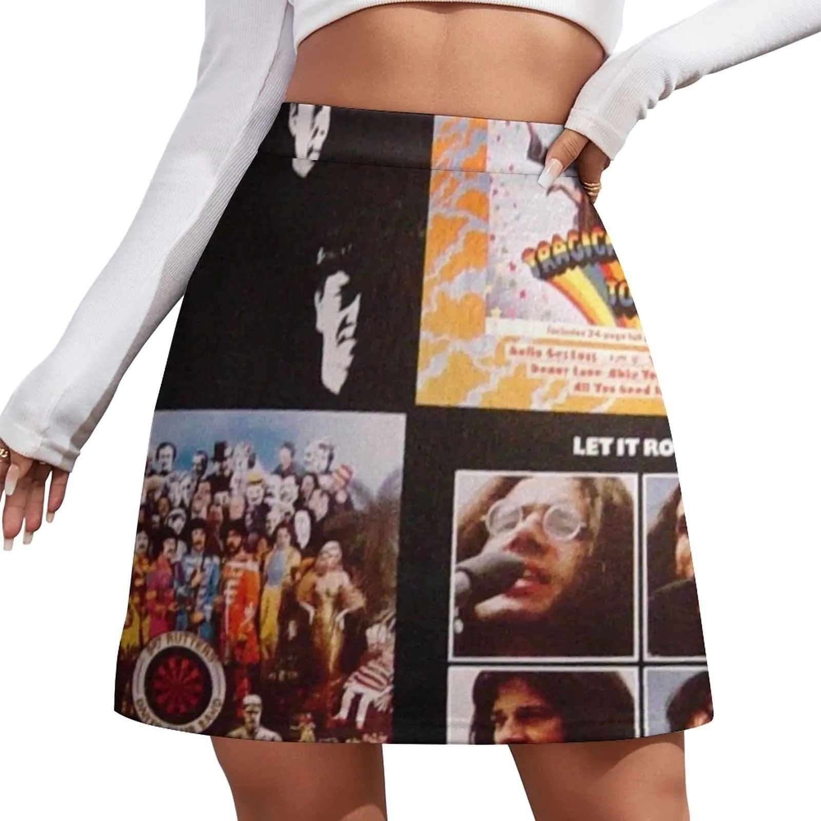 

The Rutles Mini Skirt girls skirt Miniskirt womans clothing