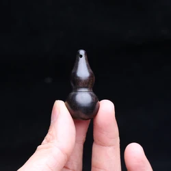 Ebony Pendant Handmade DIY Gourd Dzi Bead Opening Small Pendant Ornament