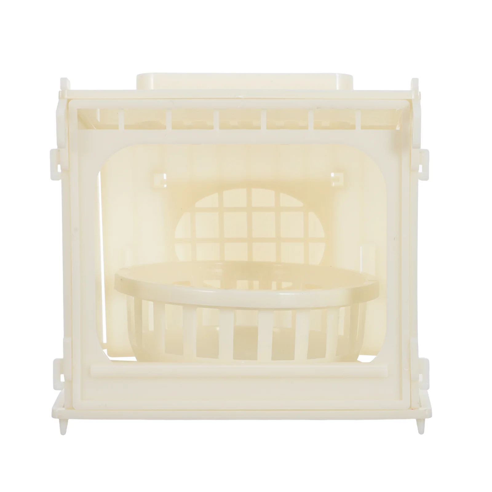 

Nesting Box for Birds 6.9x6.1x5.3 Inch Plastic Bird Breeding Transparent Detachable Easy Clean Safe Material Suitable