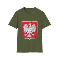 Poland Coat Of Arms T Shirt Eagle Distressed Vintage Look Polish Flag Insignia Ww2 Seal Army Retro Softstyle Polska Orzel