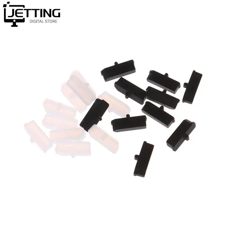 10pcs Dust Plug For Display Port Protective Cover Rubber Covers Dust Cap For Computer Dust Cover For Rubber Covered Computers
