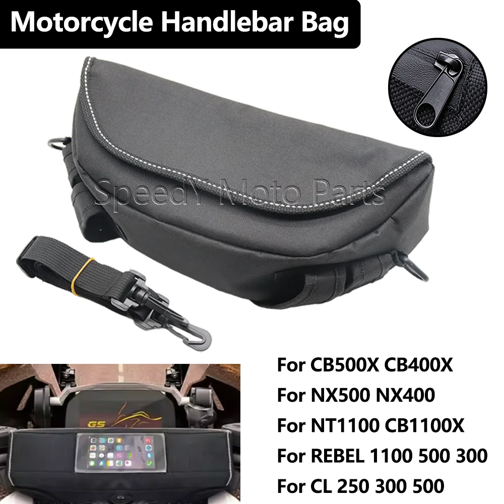 Motorcycles Riding Front Hanging Storage Bags For HONDA CB500X CB400X CB1100X NX500 NX400 NT1100 CB 400 500 1100 X NX 400 500