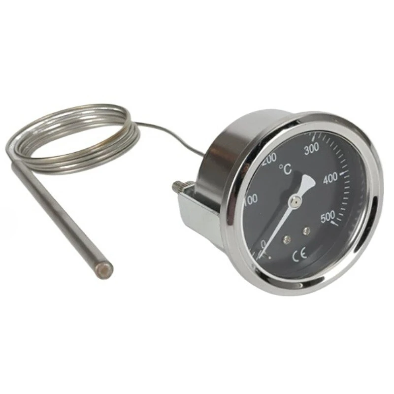 1PCS Thermometer Pointer Temperature Display Metal Plate for Ovens Boilers and Pizza Stove Stainless Steel 0-500/600 ℃