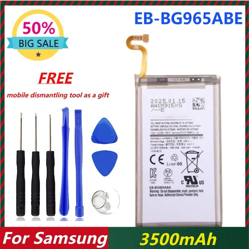

EB-BG965ABE 3500mAh for Samsung Galaxy S9 Plus G9650 G965N Mobile Phone Batteries