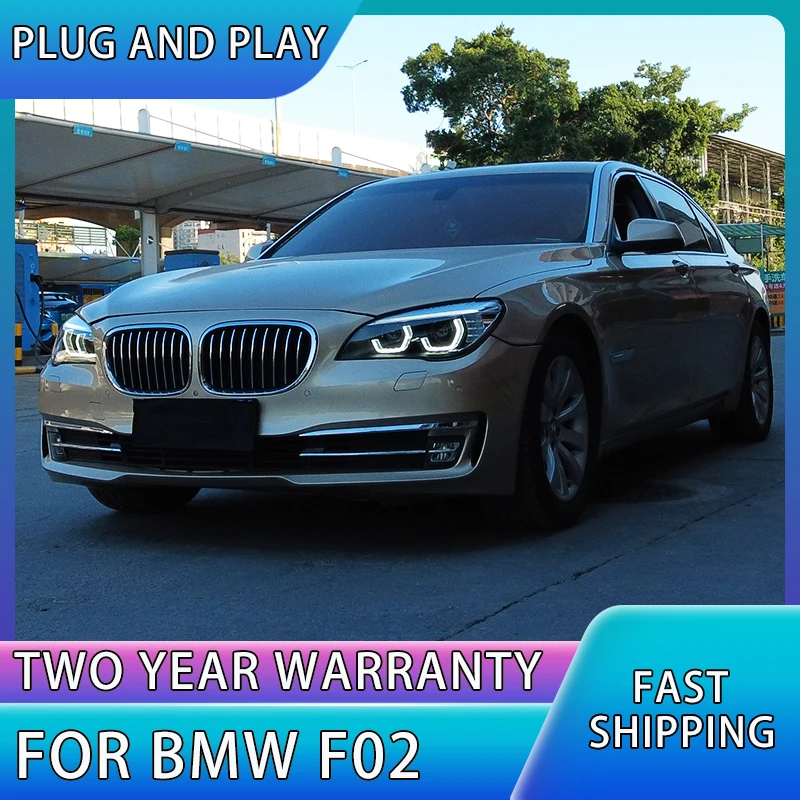 

Автомобильные фары для BMW 7 серии F01 F02 (2009-2015) 730i 735i 740i: Светодиодные ДХО, указатели поворота, биксеноновые линзы, передние фары в сборе