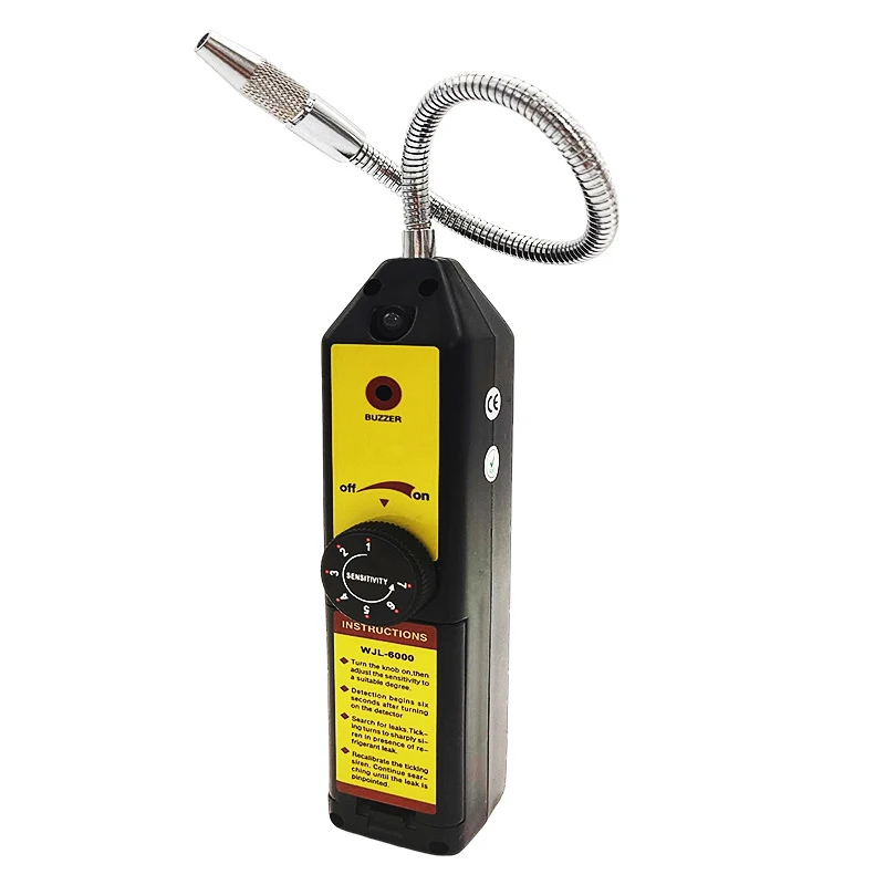 HVAC Refrigerant Leak Detector AC Sniffers Automotive Halogen Gas Tester Air Conditioning Detection R1234YF CFCs HCFCs HFCs