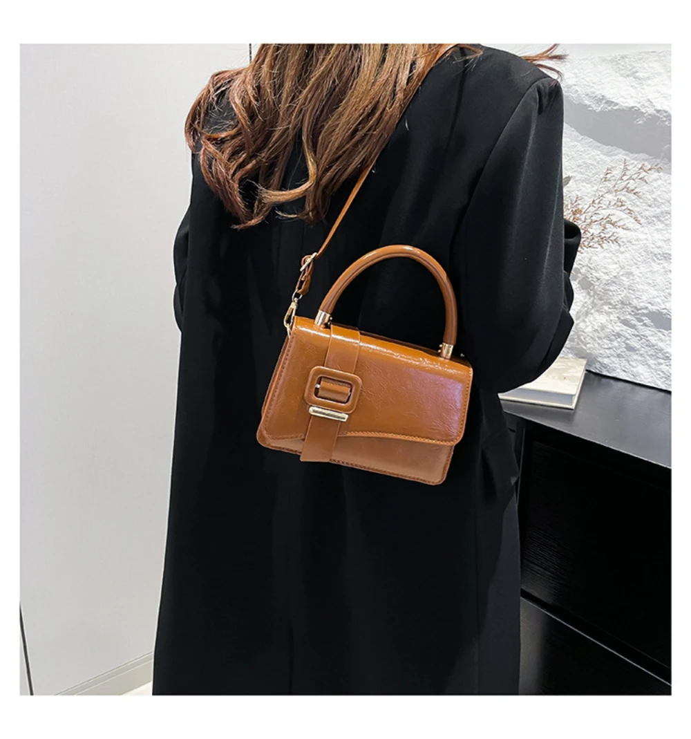 Neue Trend Kleine Quadratische Umhängetasche für Frauen Weibliche PU Schulter Tasche Casual Damen Umhängetaschen Vielseitige Kette Flap Handtaschen